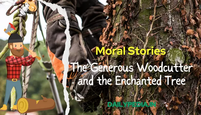 Moral Stories: The Generous Woodcutter and the Enchanted Tree