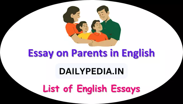 Essay on Parents in English