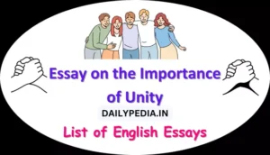 Essay on the Importance of Unity