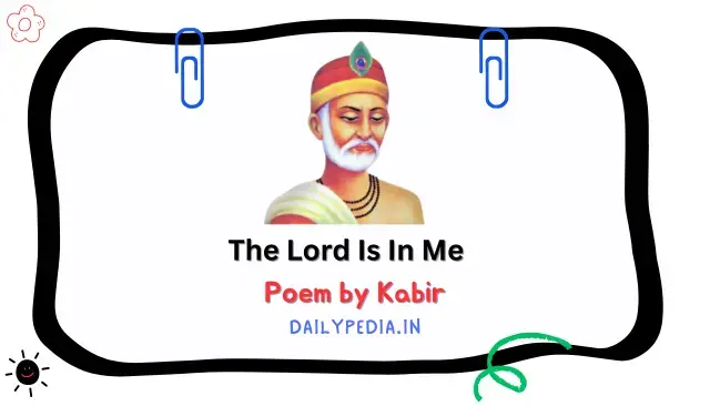 The Self Forgets Itself Poem by Kabir
