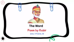 The Word Poem by Kabir
