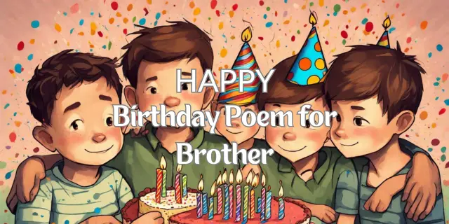 Birthday Poem for Brother in English