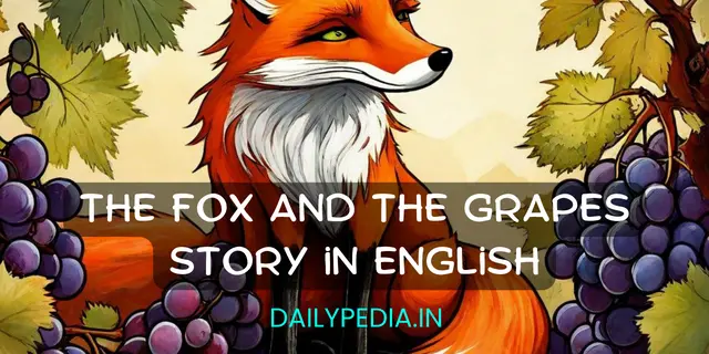 The Fox and the Grapes Story in English