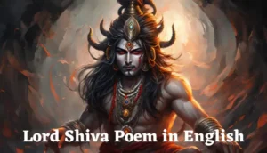 Lord Shiva Poem in English