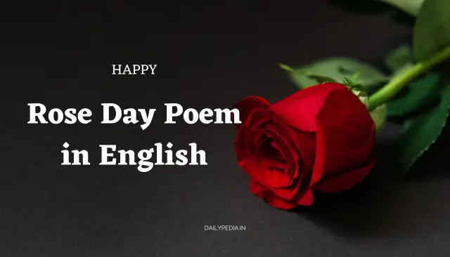 Poem on Rose Day in English